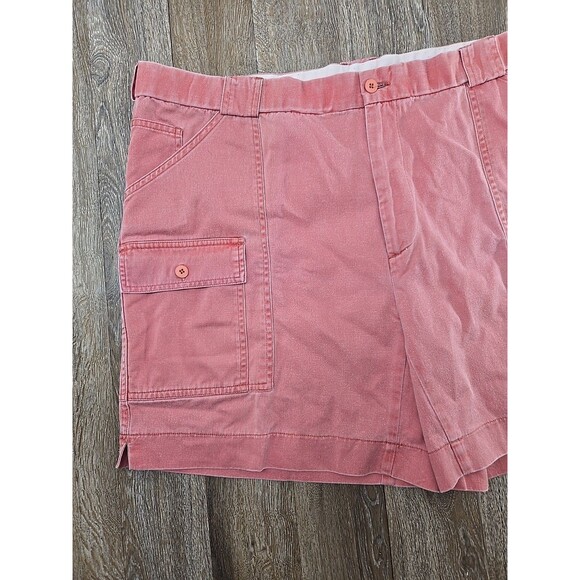 Nobby Clothes Shop Nantucket Red Cargo Short Men's 42 Chino Flat Front Preppy 7" - Picture 2 of 10